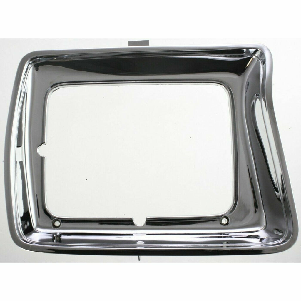 Front Headlamps Door Chrome Rectangular LH & RH Side For 1978 - 1979 Ford F - Series - US AUTO PARTS PLUS