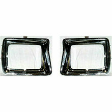Load image into Gallery viewer, Front Headlamps Door Chrome Rectangular LH &amp; RH Side For 1978 - 1979 Ford F - Series - US AUTO PARTS PLUS