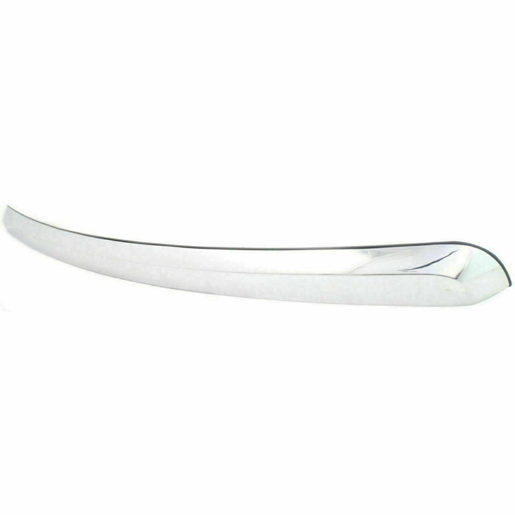Front Hood Molding Trim With Chrome For 2007 - 2013 GMC Sierra 1500 2500 HD 3500 - US AUTO PARTS PLUS