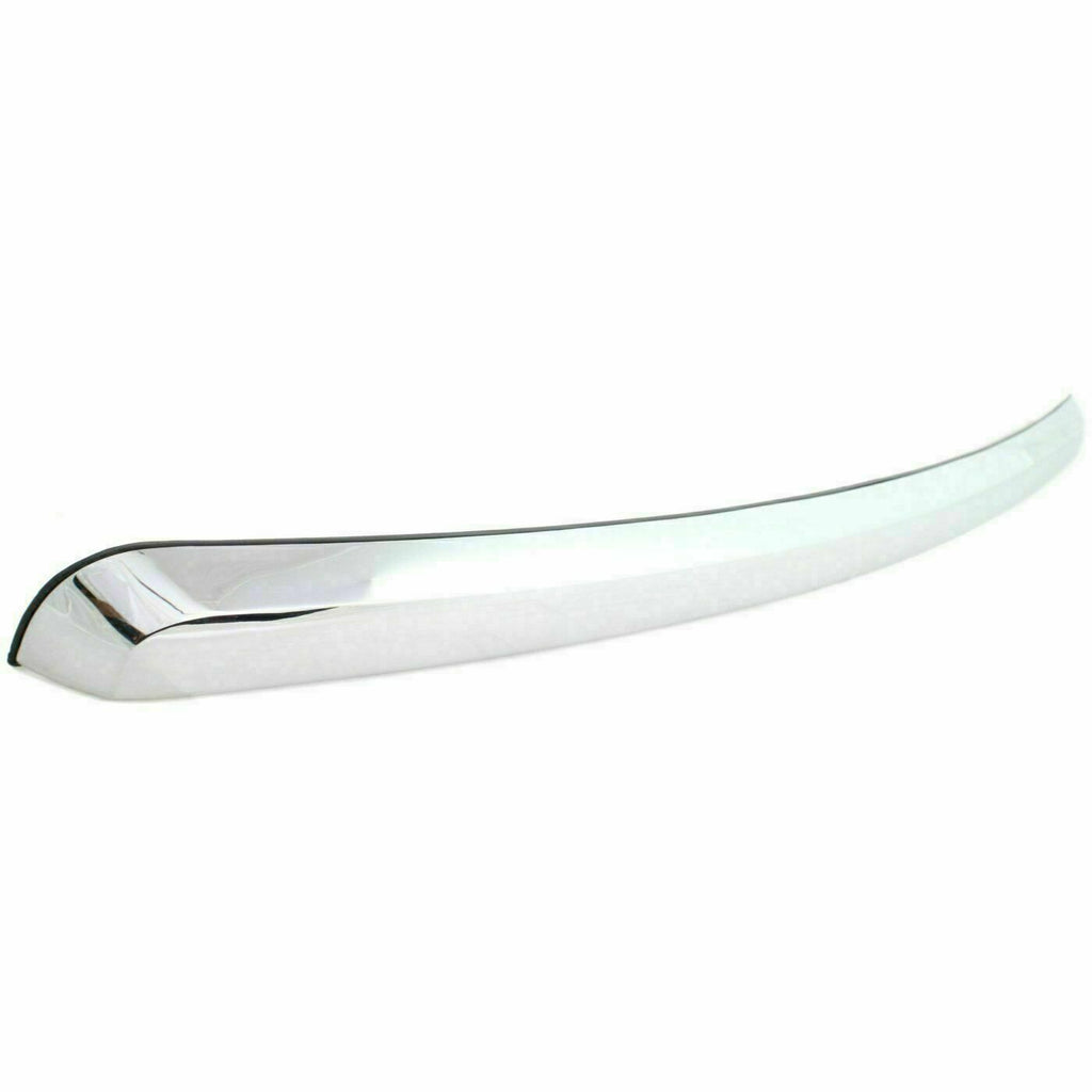 Front Hood Molding Trim With Chrome For 2007 - 2013 GMC Sierra 1500 2500 HD 3500 - US AUTO PARTS PLUS