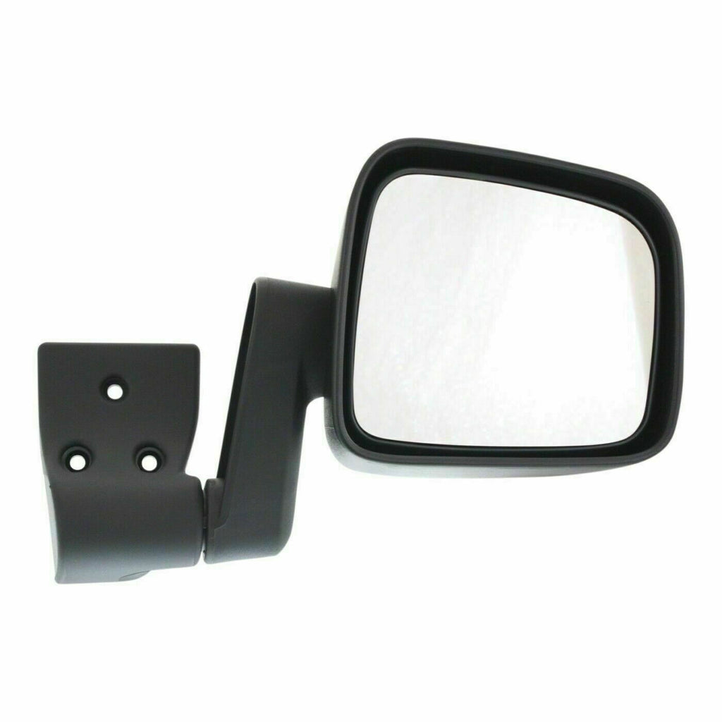 Front Left Driver Side Mirror Manual Folding Black For 2003 - 2006 Jeep Wrangler - US AUTO PARTS PLUS