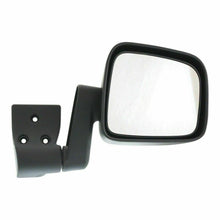 Load image into Gallery viewer, Front Left Driver Side Mirror Manual Folding Black For 2003 - 2006 Jeep Wrangler - US AUTO PARTS PLUS