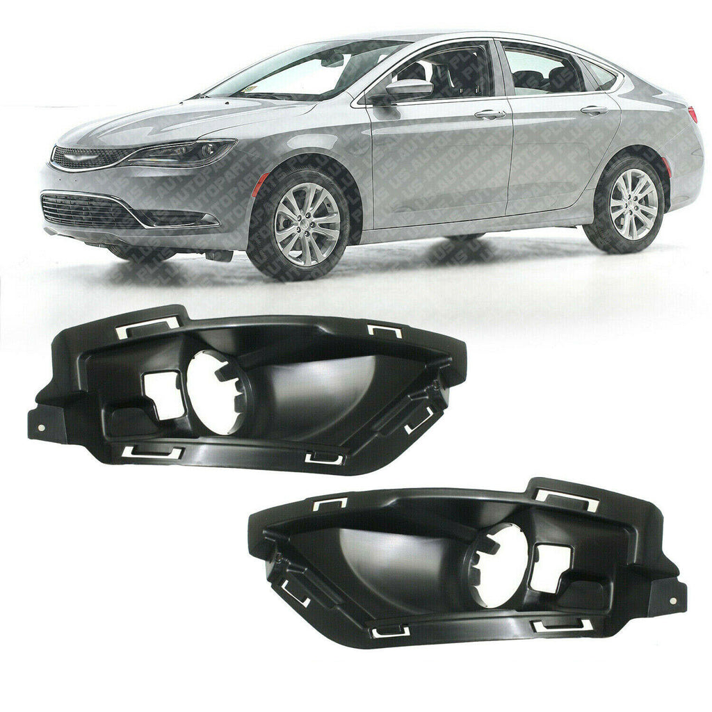 Fog Light Bracket Left Driver & Right Passenger Side For 2015-2017 Chrysler 200