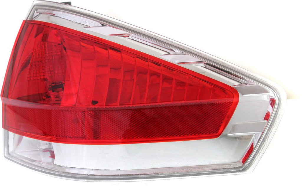New Tail Light Direct Replacement For FOCUS 09 - 11 TAIL LAMP RH, Assembly, w/ Chrome Insert, Sedan - CAPA FO2801215C 9S4Z13404D - US AUTO PARTS PLUS