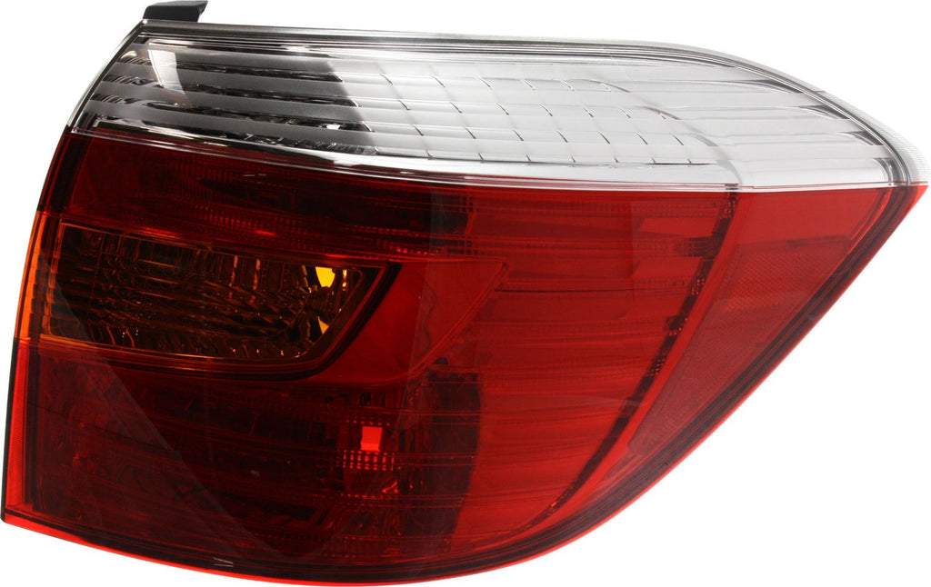 New Tail Light Direct Replacement For HIGHLANDER 08 - 10 TAIL LAMP RH, Lens and Housing, Amber/Clear/Red Lens, Base/Limited/SE Models, Japan Built Vehicle TO2801173 8155148160 - US AUTO PARTS PLUS
