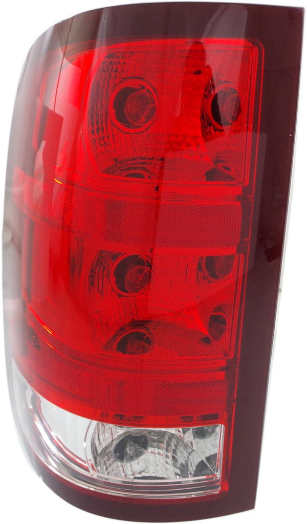 New Tail Light Direct Replacement For SIERRA 1500 07 - 10/12 - 13 / SIERRA 2500HD/3500HD 07 - 14 TAIL LAMP LH, Assy, SL/SLE/SLT/WT Mdls, Excludes 2007 Classic - CAPA GM2800208C 25958484 - US AUTO PARTS PLUS
