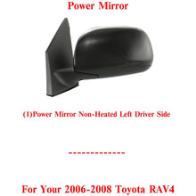 Load image into Gallery viewer, Power Mirror Manual Folding Paintable Left Driver Side For 2006 - 2008 Toyota RAV4 - US AUTO PARTS PLUS