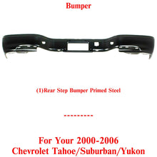 Load image into Gallery viewer, Rear Step Bumper Steel For 2000 - 2006 Chevrolet Tahoe/Suburban 2500 Yukon Denali - US AUTO PARTS PLUS