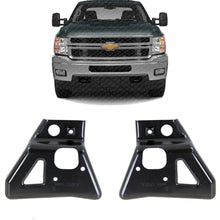 Load image into Gallery viewer, Front Bumper Brackets LH &amp; RH Side For 2011-2014 Chevy Silverado 2500HD 3500