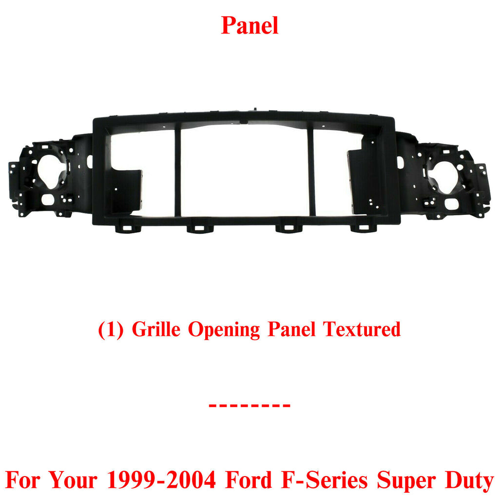 Header Panel Grille Opening Panel For 1999-2004 Ford F-Series Super Duty