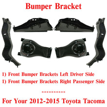 Load image into Gallery viewer, Front Bumper Outer Support Bracket Left &amp; Right Side For 2012-2015 Toyota Tacoma