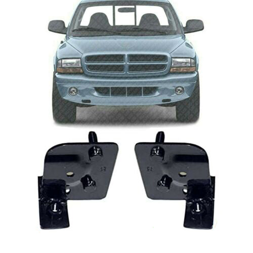 Front Inner Bumper Brackets LH + RH For 1997-2004 Dodge Dakota 2001-2003 Durango