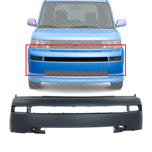 Front Bumper Cover Primed with Fog Light Hole For 2004-2006 Scion XB