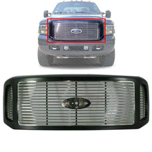 Load image into Gallery viewer, Grille Assembly Primed Shell w/Chrome Insert 2005-07 Ford F-250 Harley-Davidson