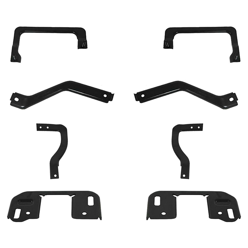 Front Bumper Mounting Bracket Inner Outer Kit For 2009-2014 Ford F-150 Pickup