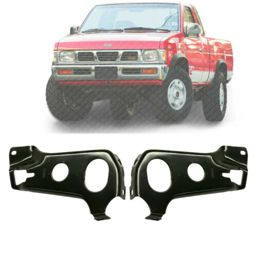 Front Bumper Mounting Bracket Left & Right Side For 1986-1992 Nissan D21