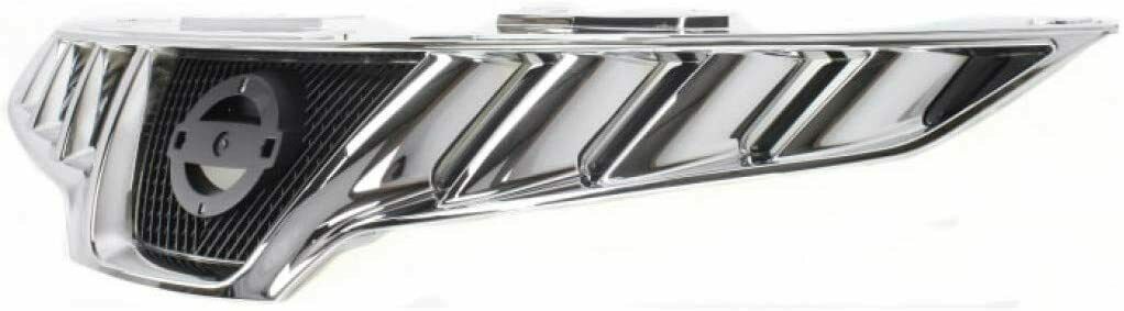 Front Grille Chrome Shell With Black Insert Plastic For 2009-2010 Nissan Murano