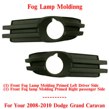 Load image into Gallery viewer, Front Fog Light Trim Left and Right Side Plastic For 2008-10 Dodge Grand Caravan