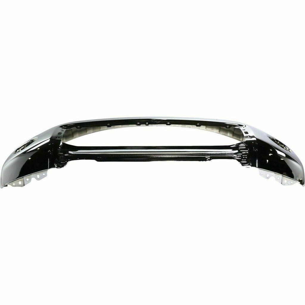 Front Bumper Chrome + Upper Cover + Lower Valance For 2010-2013 Toyota Tundra