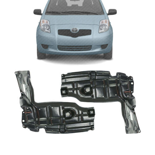 Engine Splash Shield Left & Right Side For 2007-2008 Toyota Yaris / 2008-2012 Scion