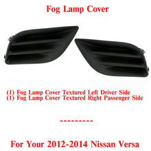 Load image into Gallery viewer, Fog Light Cover Left Driver &amp; Right Passenger Side For 2012-14 Nissan Versa