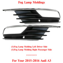 Load image into Gallery viewer, Front Fog Light Trim Left Driver &amp; Right Passenger Side For 2015-2016 Audi A3