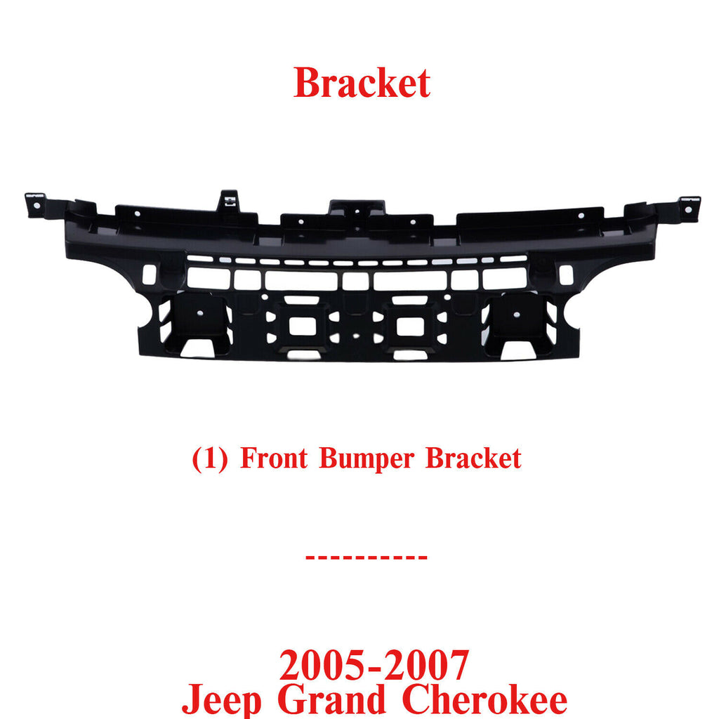 Front Bumper Bracket Support Absorber For 2005-2010 Jeep Grand Cherokee