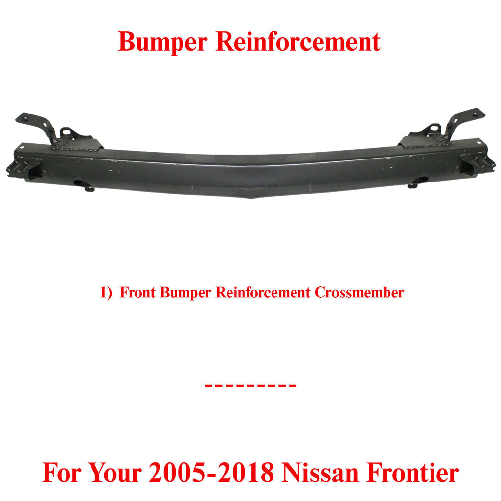 Front Bumper Reinforcement Crossmember For 2005-2018 Nissan Frontier