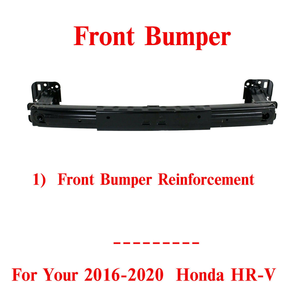 Front Bumper Reinforcement Bar Steel For 2016-2020 Honda Hr-V