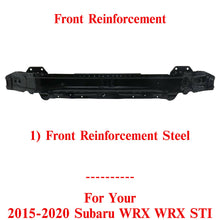 Load image into Gallery viewer, Front Bumper Face Bar Reinforcement Cross Member For 2015-20 Subaru WRX /WRX STI