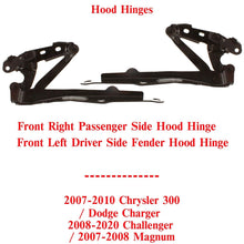 Load image into Gallery viewer, Hood Hinges For 2007-10 Chrysler 300 / 07-08 Magnum / Charger / 08-20 Challenger