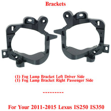 Load image into Gallery viewer, Fog Light Bracket Left &amp; Right Side Plastic For 2011-2015 Lexus IS250 IS350