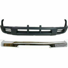 Load image into Gallery viewer, Bumper Chrome + Upper Filler + Valance + Brackets For 1998-2000 Nissan Frontier