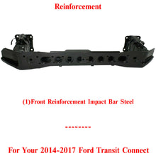 Load image into Gallery viewer, Front Bumper Impact Bar Reinforcement Primed For 2014-2017 Ford Transit Connect