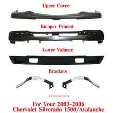 Load image into Gallery viewer, Front Bumper Kit w/o Fog Light Holes For 03-06 Chevy Silverado 1500 / Avalanche