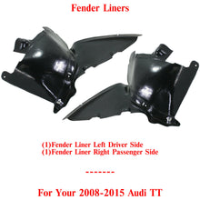 Load image into Gallery viewer, Splash Shield Fender Liner Left &amp; Right Side For 2008-2015 Audi TT