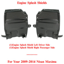 Load image into Gallery viewer, Engine Splash Shield Under Cover Left &amp; Right Side For 2009-2014 Nissan Maxima