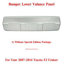 Load image into Gallery viewer, Front Bumper Lower Valance Panel Primed For 2007-2014 Toyota FJ Cruiser