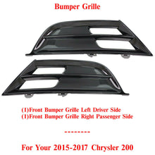 Load image into Gallery viewer, Front Bumper Grille Left Driver &amp; Right Passenger Side For 2015-17 Chrysler 200