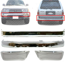 Load image into Gallery viewer, Front &amp; Rear Bumper With End Caps Chrome Steel For 1999-2002 Toyota 4Runner