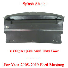 Load image into Gallery viewer, Front Engine Splash Shield Under Cover For 2005-2009 Ford Mustang