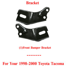 Load image into Gallery viewer, Front Bumper Bracket Left &amp; Right Side For 1998-2000 Toyota Tacoma 2WD