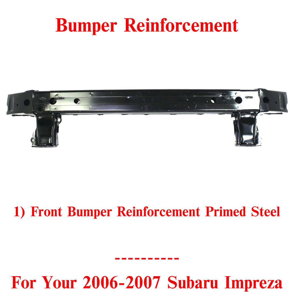 Front Bumper Reinforcement Steel Primed For 2006-2007 Subaru Impreza