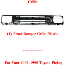 Load image into Gallery viewer, Front Bumper Grille Plastic Shell &amp; Insert For 1992-1995 Toyota Pickup