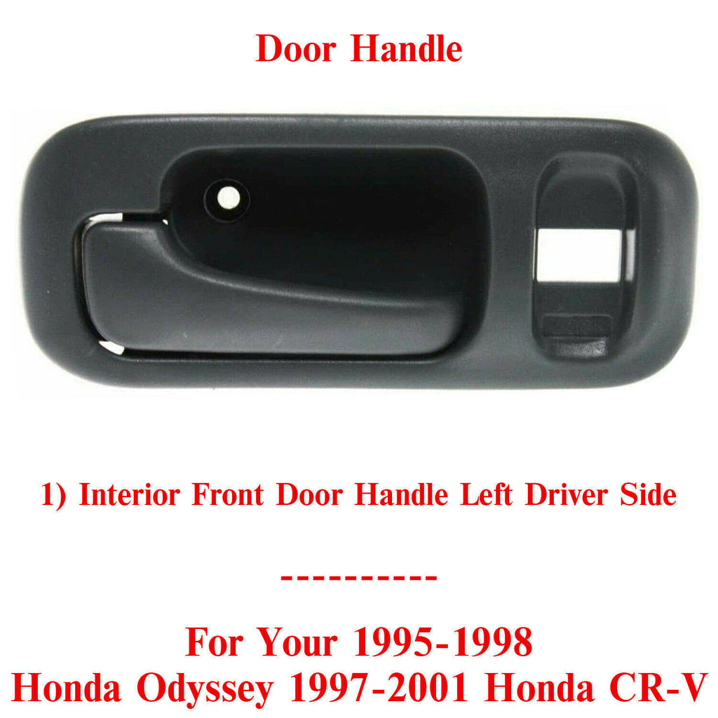 Front Interior Door Handle Plastic Left Side For 95-98 Honda Odyssey 97-01 CR-V