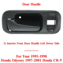 Load image into Gallery viewer, Front Interior Door Handle Plastic Left Side For 95-98 Honda Odyssey 97-01 CR-V