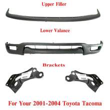 Load image into Gallery viewer, Front Upper Filler + Lower Valance Primed + Brackets For 2001-04 Toyota Tacoma