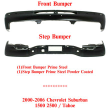 Load image into Gallery viewer, Front and Rear Step Bumper For 2000-2006 Chevrolet Suburban 1500 2500 / Tahoe