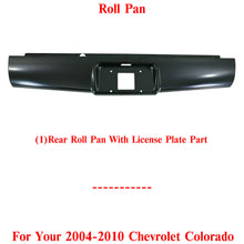 Load image into Gallery viewer, Rear Roll Pan Primed Steel With License Plate For 2004-2010 Chevy Colorado