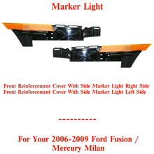 Load image into Gallery viewer, Front Reinforcement With Side Marker Light LH + RH Side For 2006-2009 Fusion / Milan